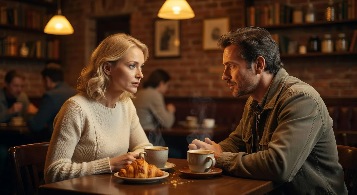 Couple interculturel en conversation profonde, communication et ecoute