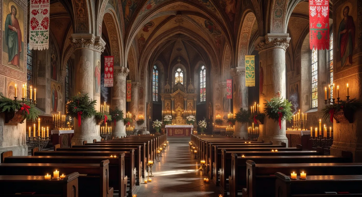 Couple franco-polonais en conversation dans un cafe traditionnel de Cracovie