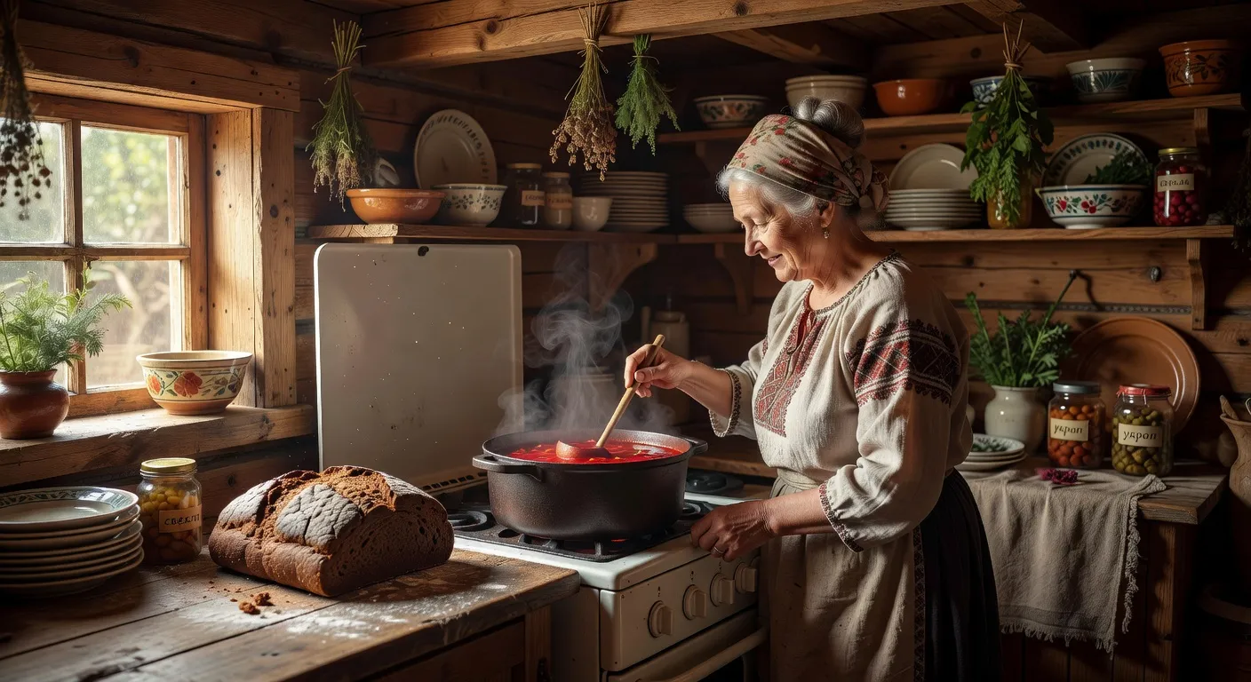 Table slave traditionnelle garnie de zakouski avec verres levés pour un toast
