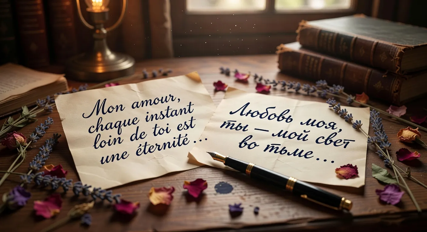 Couple franco-slave partageant un moment intime dans un salon chaleureux