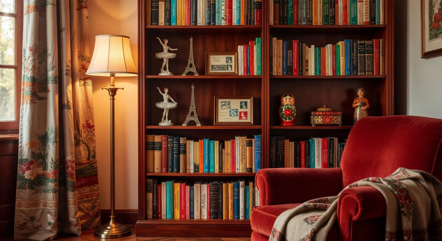 Table de fete decoree melant traditions francaises et slaves