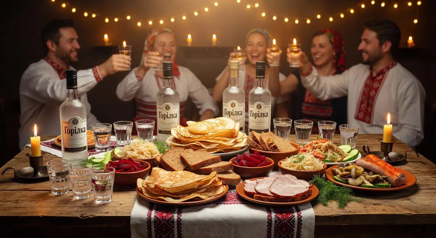 Couple préparant des pelmeni ensemble dans une cuisine chaleureuse et moderne