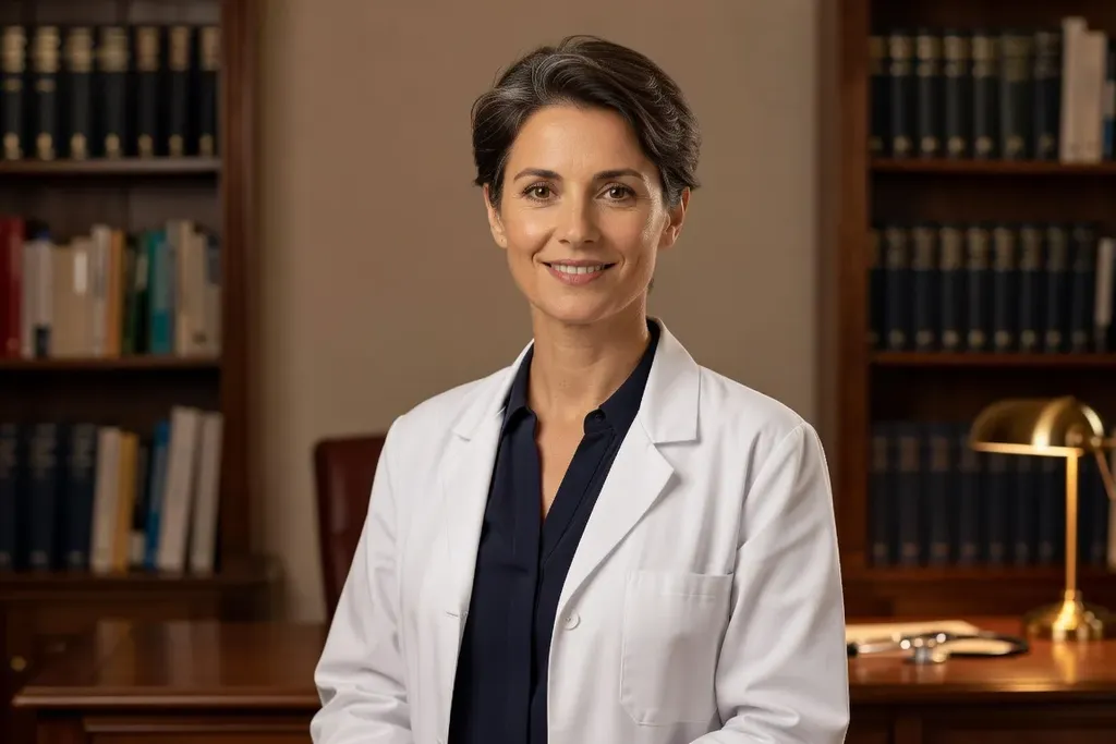 Portrait du Dr. Marie Perrin, médecin généraliste spécialisée en santé interculturelle